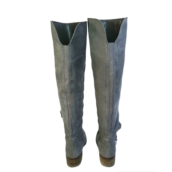 Vince Camuto Women's Riding Taupe Notch. Suede Classic Tall Riding Size 8.5 M - Picture 5 of 16